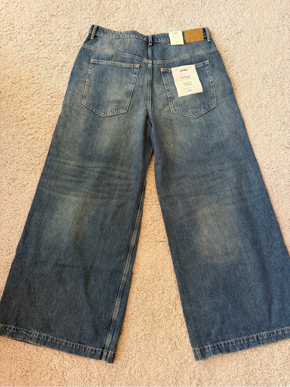 Cotton On High Rise Wide Leg Jeans